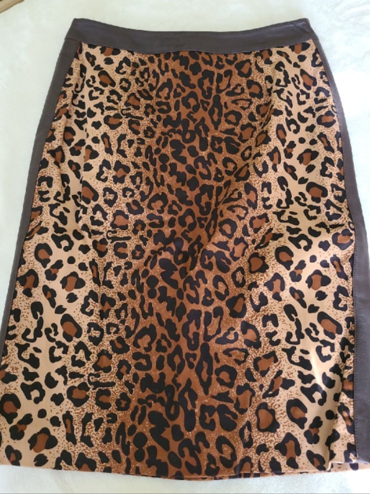 Leopard Pencil Skirt